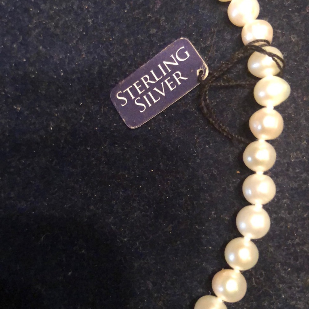 BOGO NWT Pearl necklace and silver polish